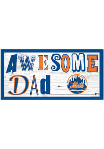 New York Mets Awesome Dad Sign