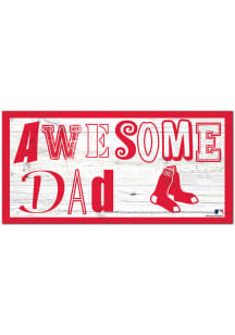 Boston Red Sox Awesome Dad Sign