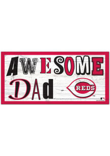 Cincinnati Reds Awesome Dad Sign