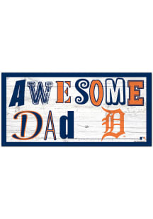 Detroit Tigers Awesome Dad Sign