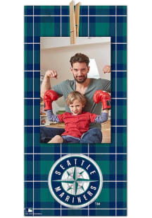 Seattle Mariners Plaid Clothespin Sign