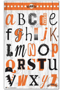 San Francisco Giants Alphabet Sign
