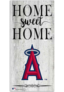 Los Angeles Angels Home Sweet Home Whitewashed Sign