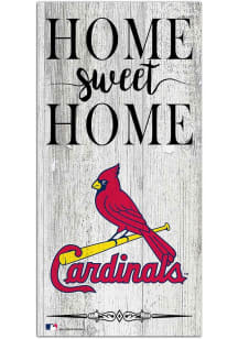 St Louis Cardinals Home Sweet Home Whitewashed Sign