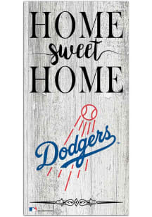 Los Angeles Dodgers Home Sweet Home Whitewashed Sign