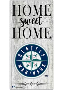 Seattle Mariners Home Sweet Home Whitewashed Sign