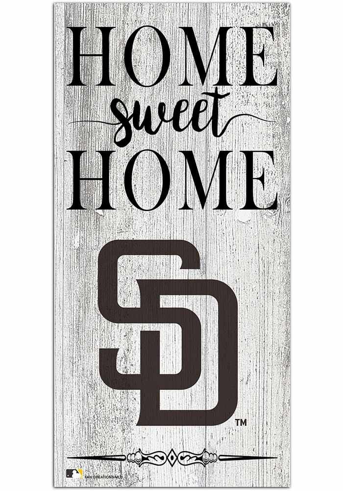 New Orleans Saints Home Sweet Home Whitewashed 6 x 12 Sign