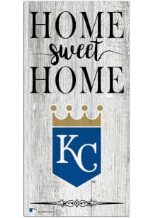 Kansas City Royals Home Sweet Home Whitewashed Sign