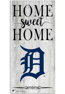 Detroit Tigers Home Sweet Home Whitewashed Sign