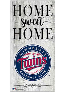 Minnesota Twins Home Sweet Home Whitewashed Sign