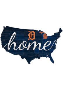 Detroit Tigers USA Shape Cutout Sign