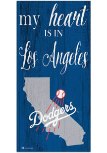 Los Angeles Dodgers My Heart State Sign