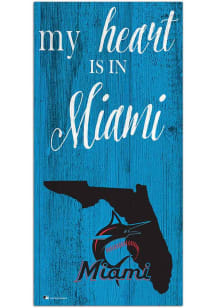 Miami Marlins My Heart State Sign