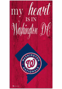 Washington Nationals My Heart State Sign