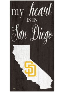 San Diego Padres My Heart State Sign