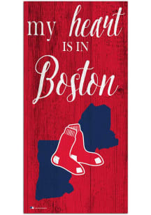Boston Red Sox My Heart State Sign