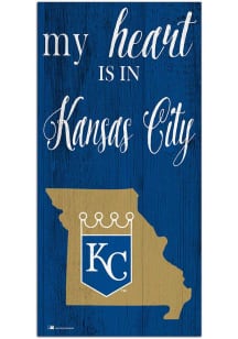 Kansas City Royals My Heart State Sign