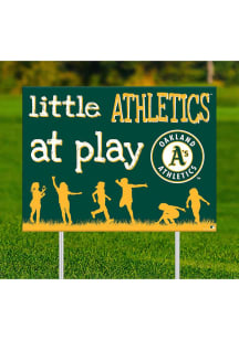 Oakland Athletics Little Fans at Play Yard Sign