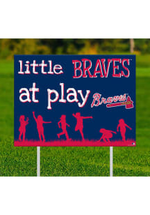 Atlanta Braves Little Fans at Play Yard Sign