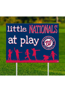 Washington Nationals Little Fans at Play Yard Sign