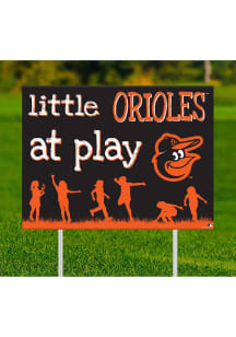 Baltimore Orioles Little Fans at Play Yard Sign