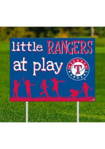 Texas Rangers Little Fans at Play Yard Sign