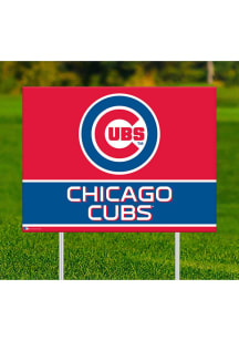 Chicago Cubs Team Yard Sign