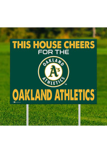 Oakland Athletics This House Cheers For Yard Sign