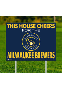 Milwaukee Brewers This House Cheers For Yard Sign