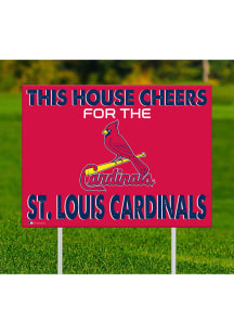 St Louis Cardinals This House Cheers For Yard Sign