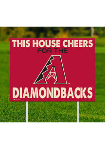 Arizona Diamondbacks This House Cheers For Yard Sign
