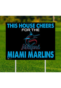 Miami Marlins This House Cheers For Yard Sign