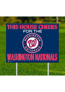 Washington Nationals This House Cheers For Yard Sign