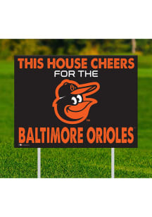 Baltimore Orioles This House Cheers For Yard Sign