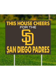 San Diego Padres This House Cheers For Yard Sign