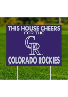 Colorado Rockies This House Cheers For Yard Sign