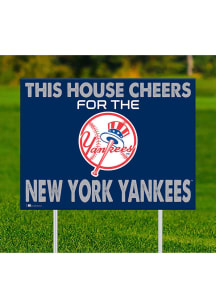 New York Yankees This House Cheers For Yard Sign