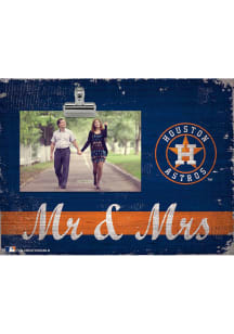 Houston Astros Mr and Mrs Clip Picture Frame