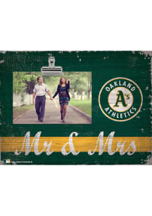 Oakland Athletics Mr and Mrs Clip Picture Frame