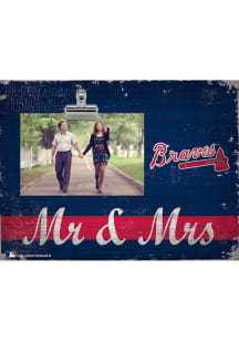Atlanta Braves Mr and Mrs Clip Picture Frame