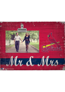 St Louis Cardinals Mr and Mrs Clip Picture Frame