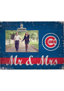 Chicago Cubs Mr and Mrs Clip Picture Frame