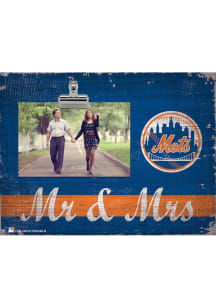New York Mets Mr and Mrs Clip Picture Frame