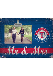 Texas Rangers Mr and Mrs Clip Picture Frame