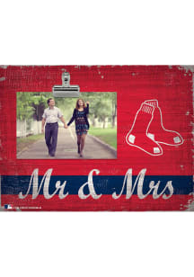 Boston Red Sox Mr and Mrs Clip Picture Frame