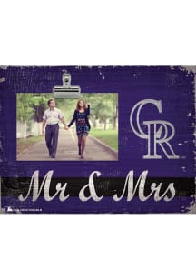 Colorado Rockies Mr and Mrs Clip Picture Frame