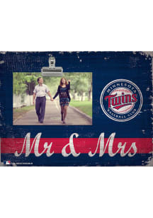 Minnesota Twins Mr and Mrs Clip Picture Frame
