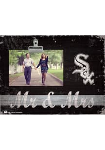 Chicago White Sox Mr and Mrs Clip Picture Frame
