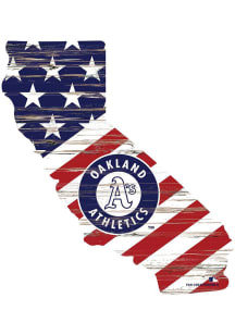 Oakland Athletics 12 Inch USA State Cutout Sign
