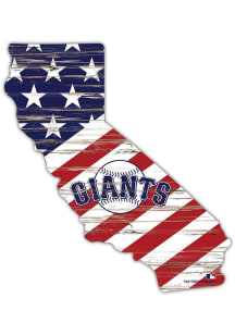 San Francisco Giants 12 Inch USA State Cutout Sign